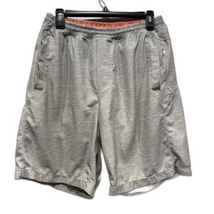 Birddogs Shorts Boom Active Workout 9" Inseam Gray Lined Casual Men sz Large